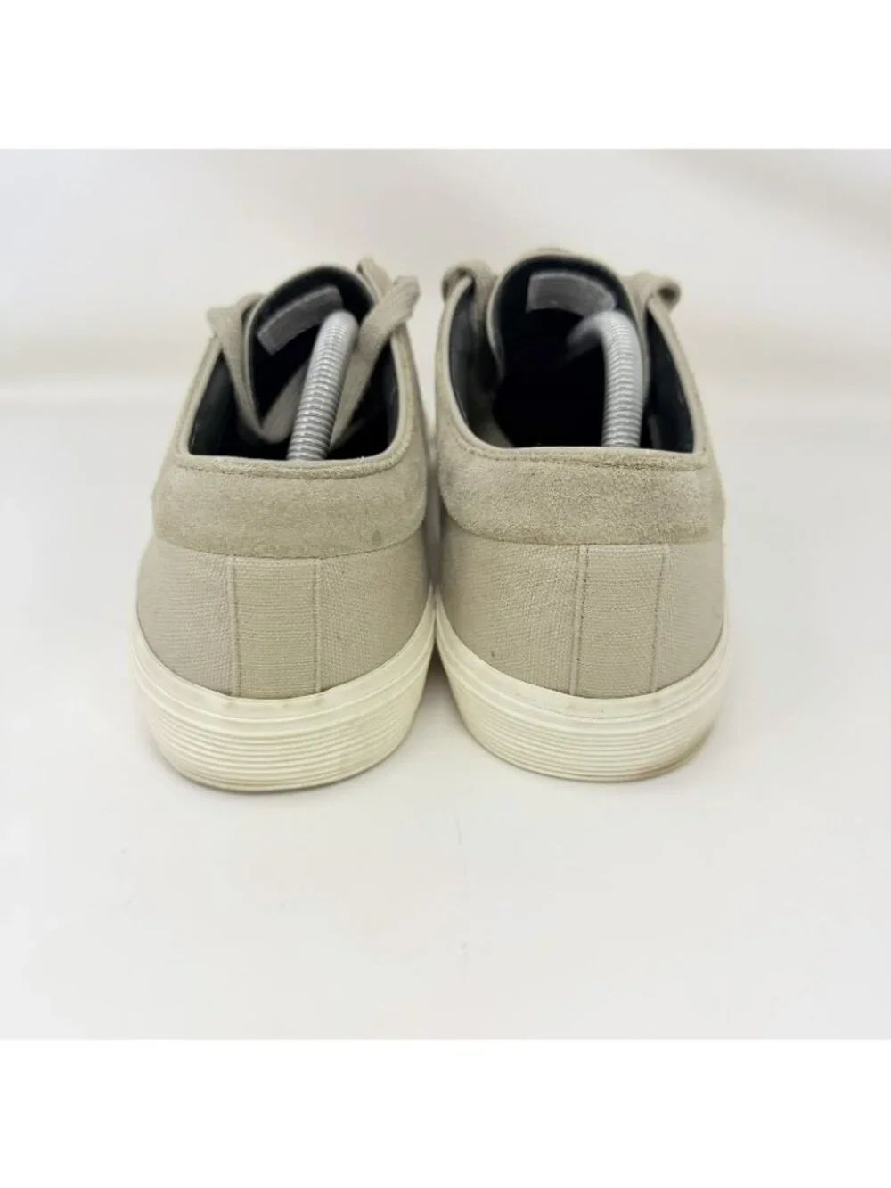 Polo Ralph Lauren Fernando Boat Shoes Beige Green Men's Size 10.5 D